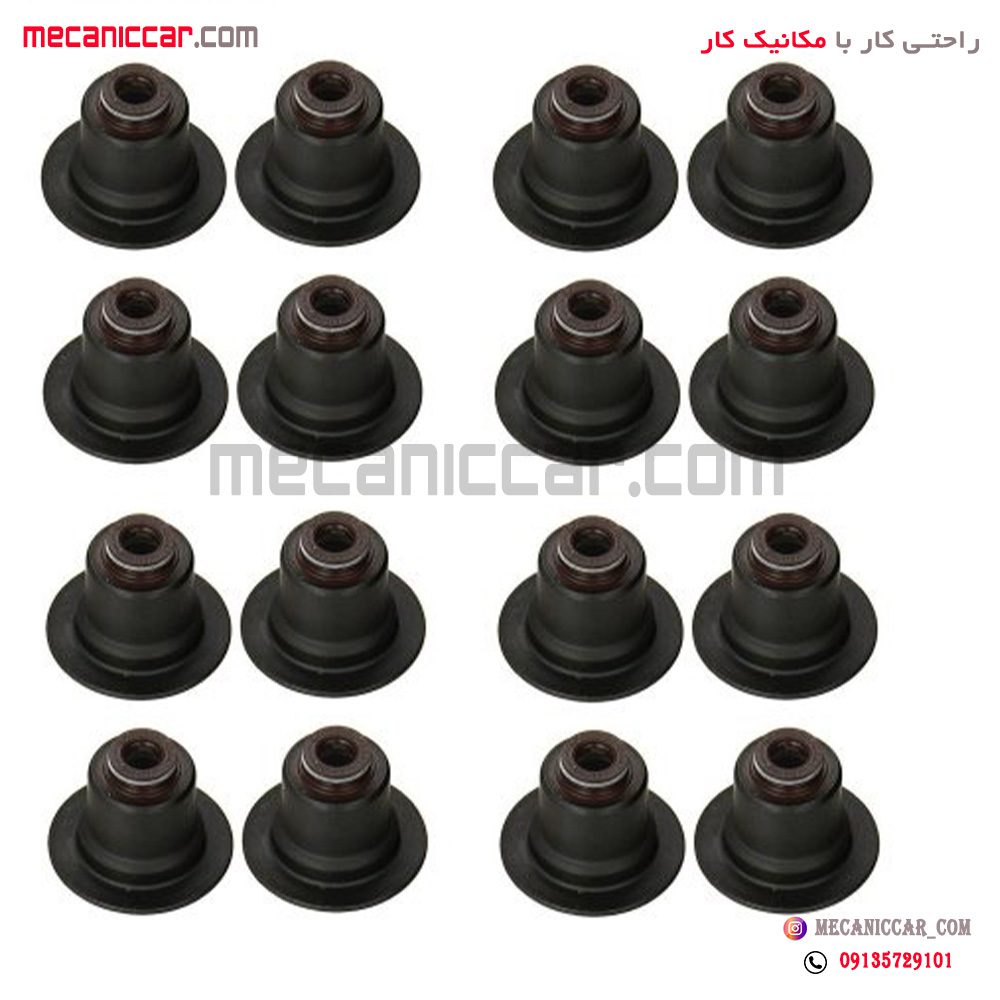لاستیک (کاسه نمد)ساق سوپاپ L90 ال نود و ساندرو (16 عددی)
