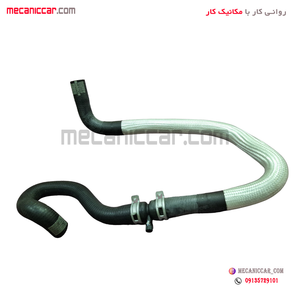 شیلنگ بخاری خروجی روکش دار (بلند) R2 (موتور tu5 پژو 405 و پارس)
