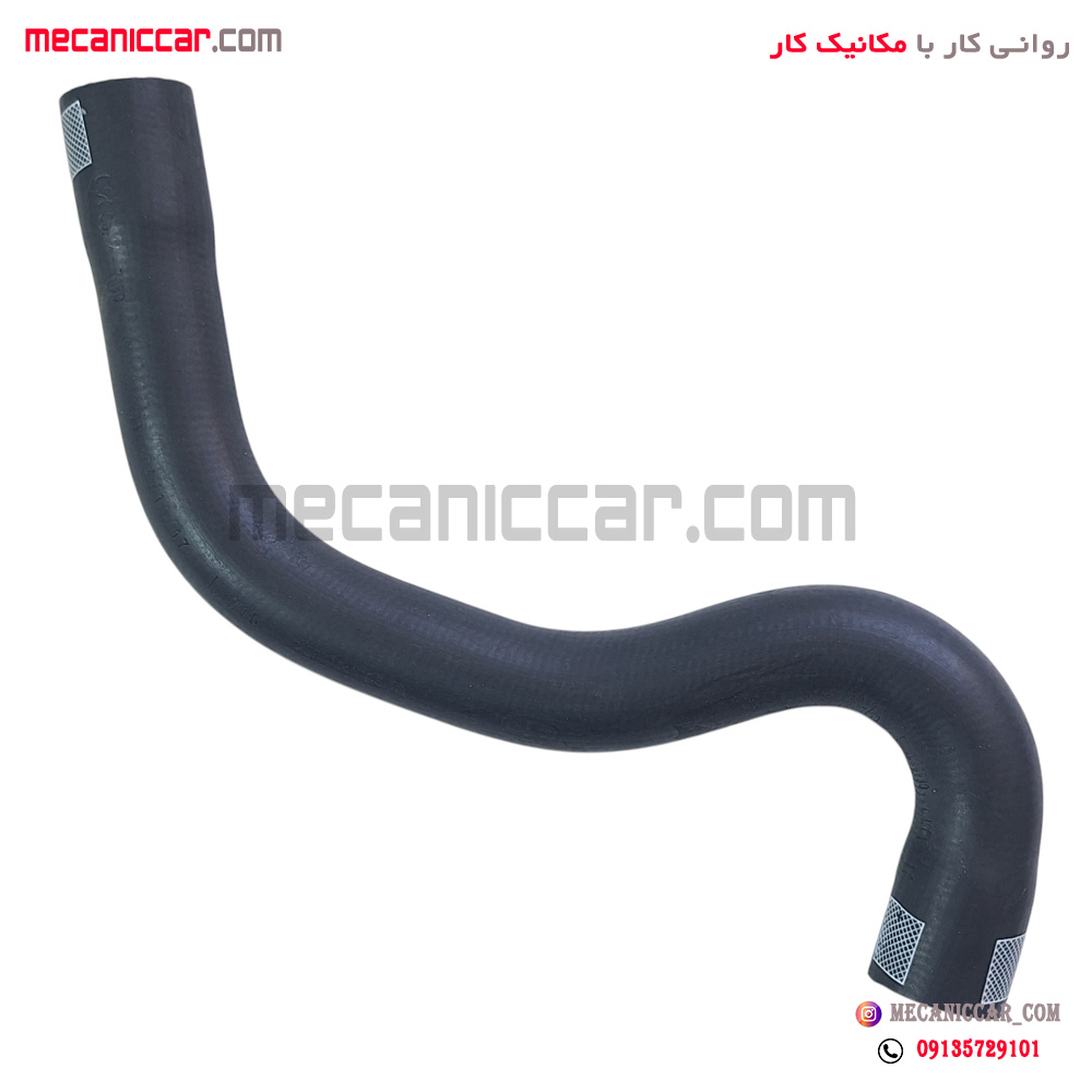 شیلنگ اب خروجی پایین رادیاتور پژو 206 تیپ 2 و 3 و 5 قدیم