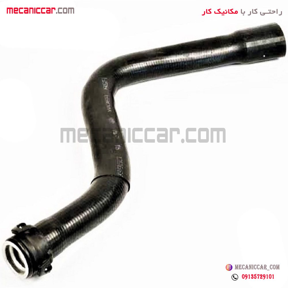 شیلنگ اب ورودی بالا رادیاتور کلمپدار (خاری) پژو 405 و پارس و سمند دیناپارت