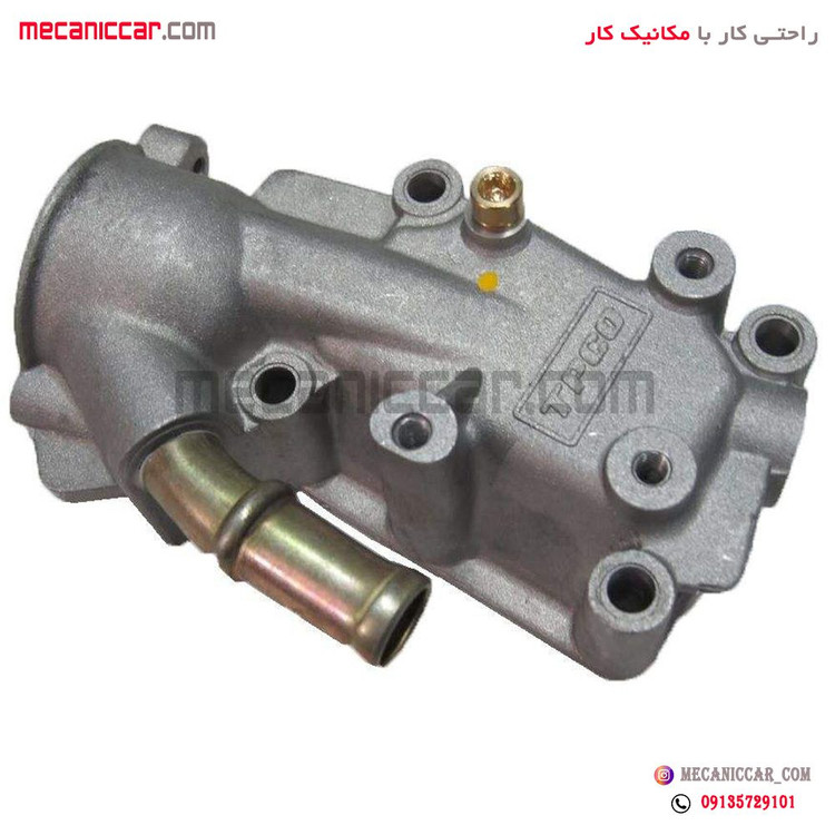 پوسته هوزینگ ترموستات (اب) الومینیومی تیپ 5 پژو 206 کهن دژ