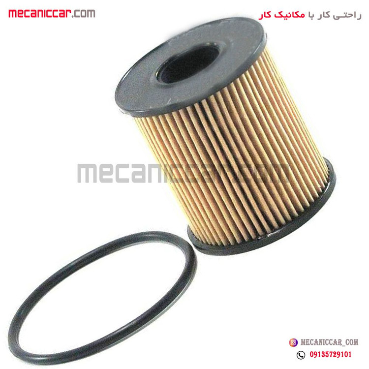 فیلتر (صافی) روغن پایه کوتاه 206 با اورینگ