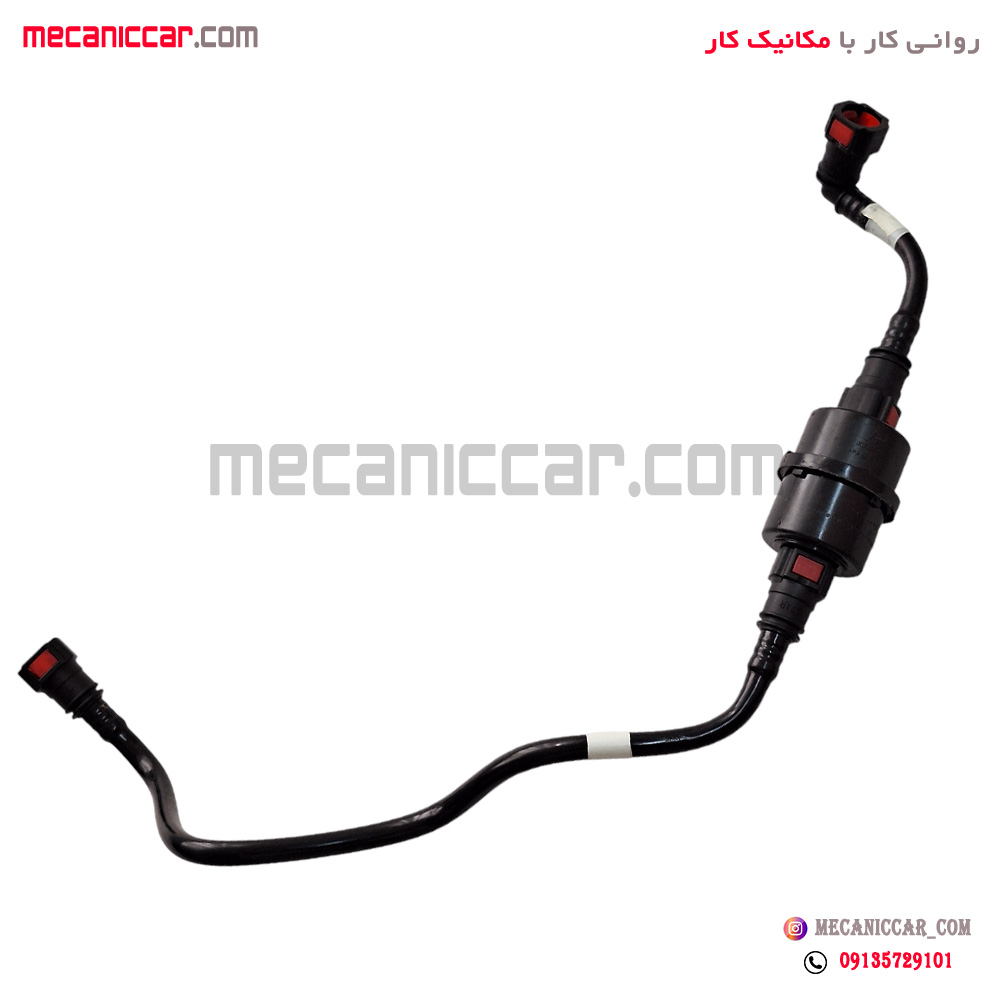 فیلتر (صافی) گاز cng با لوله پژو 405 و سمند و پارس دوگانه سوز مادپارت