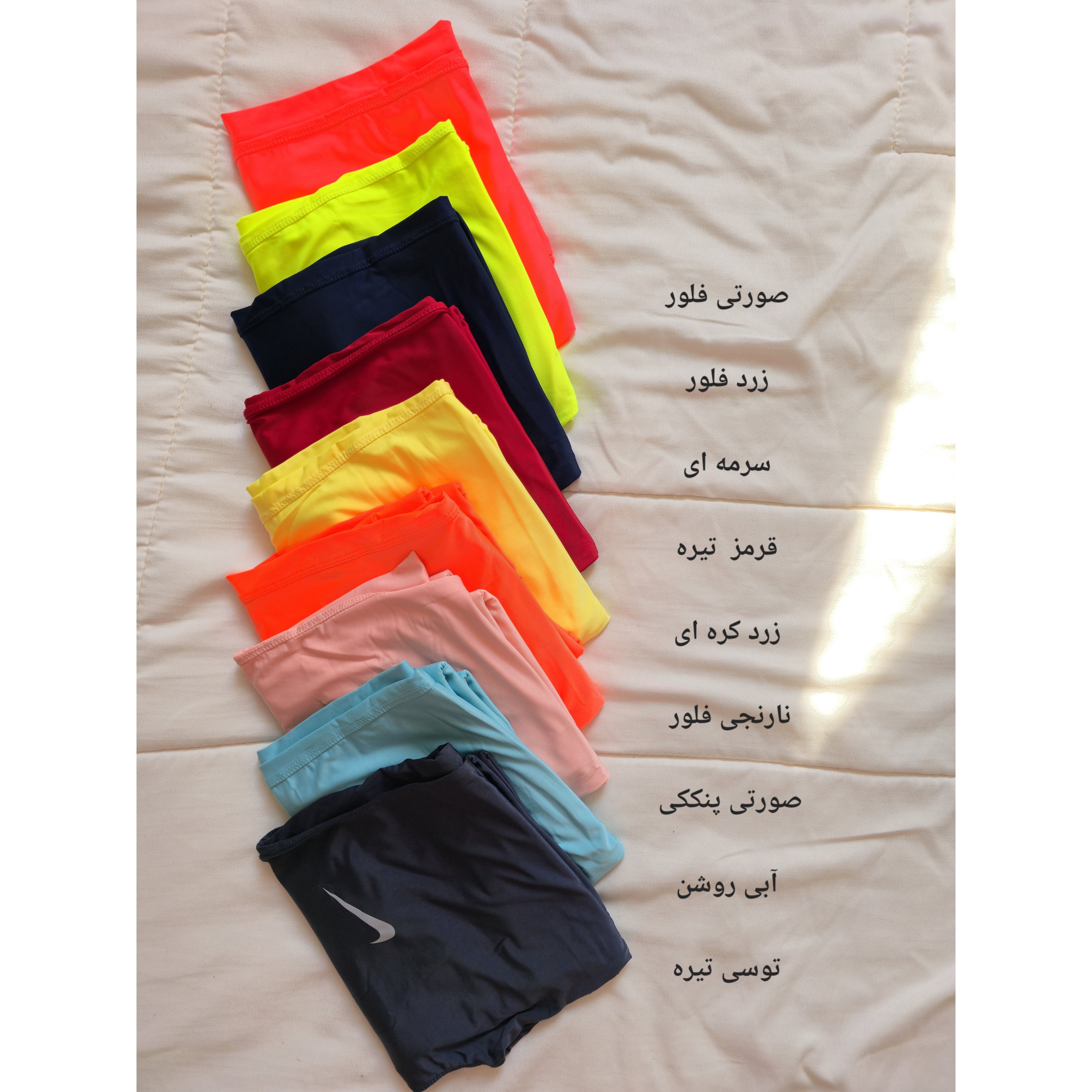 شلوارک ورزشی زنانه سایز 36الی40ریز کاپری لگ برمودا