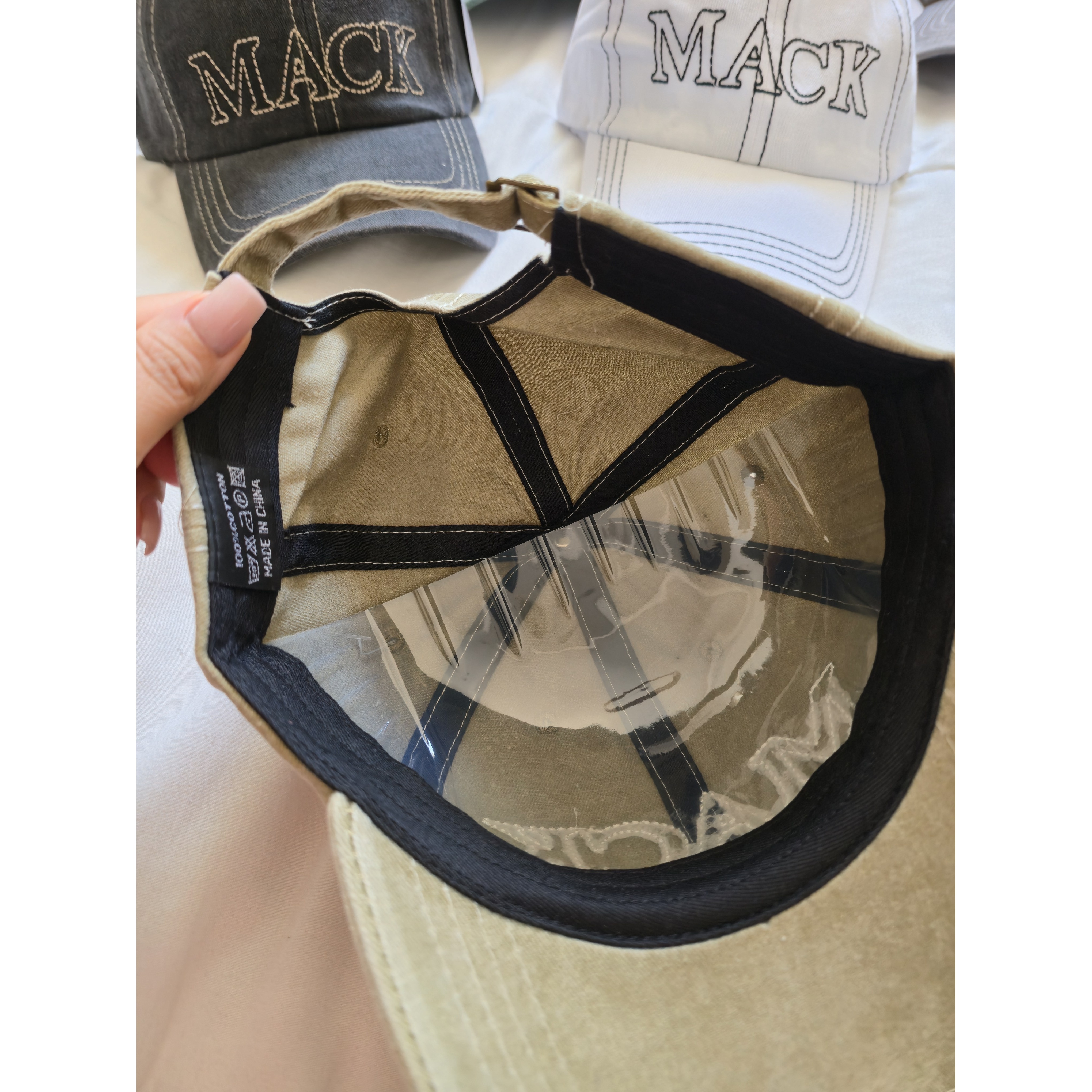 کلاه بیسبالی واررداتی زنانه مردانه مدل سنگشورMACK کلاه کپ